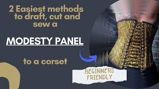 how to make a modesty panel for low cut dress Create Kids Couture: How to Add a Modesty Panel to a Bodice