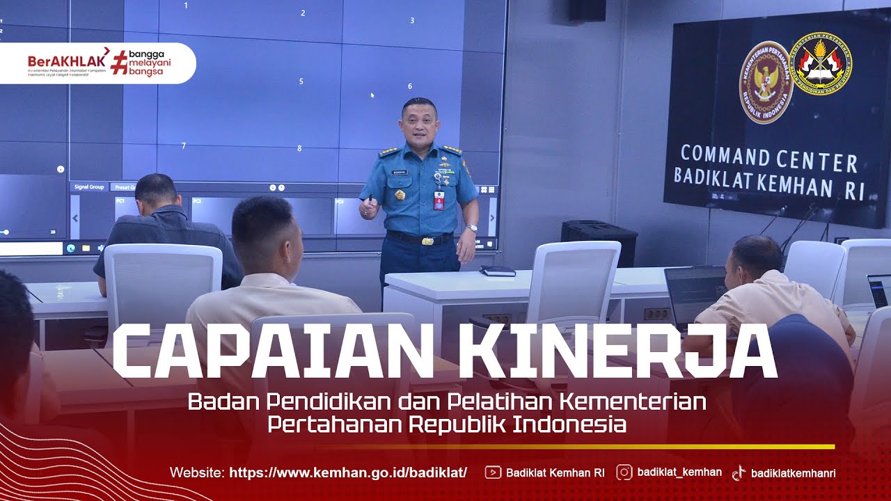Capaian Kinerja Badiklat Kemhan RI