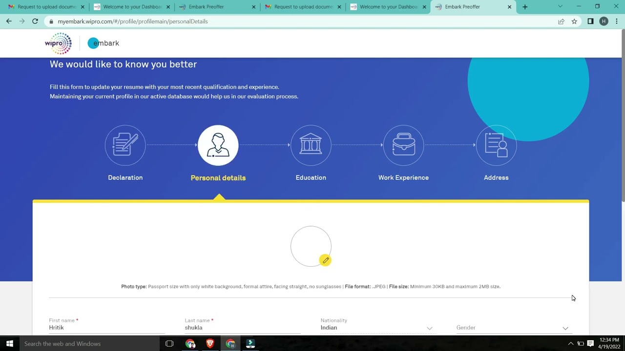 Wipro Background Verification Time