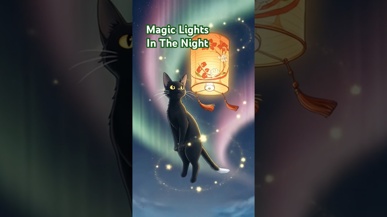 ✨ Thomasina and the Magic Lantern Lights | A Studio Ghibli-Style Cat Tale
