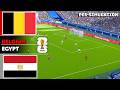 🔴Belgium vs Egypt | FIFA World Cup 2026 | PES 21 Football Simulation