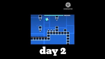 creating a layout | day 2 | #gameplay #gd #geometrydash #layout #shortvideo #shorts