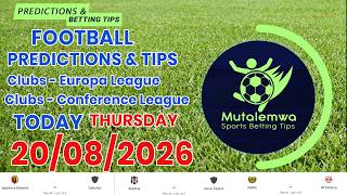 FOOTBALL PREDICTIONS TODAY 2026 SOCCER PREDICTIONS BETTING TIPS sports betting tips