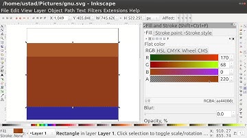 Inkscape Setting Transparency