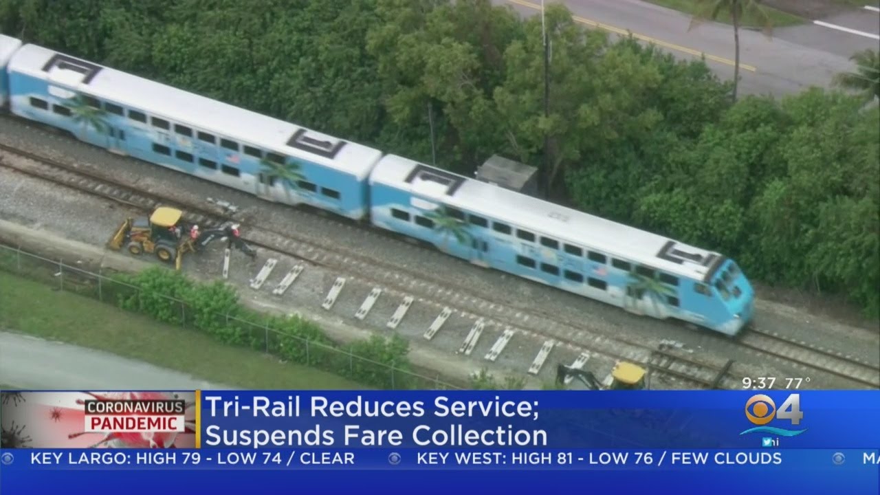 Tri-Rail Cuts Back Service and Suspends All Fares