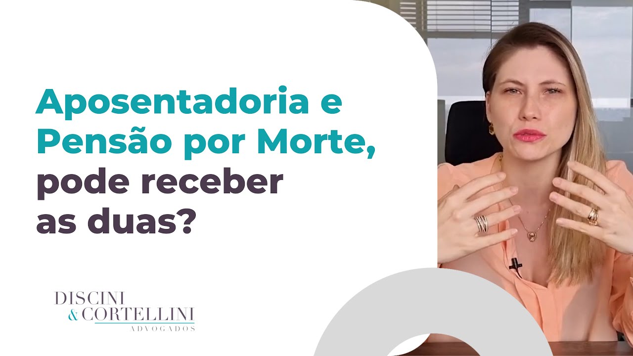 Miniatura do vídeo: Dá para receber aposentadoria e pensão por morte ao mesmo tempo?