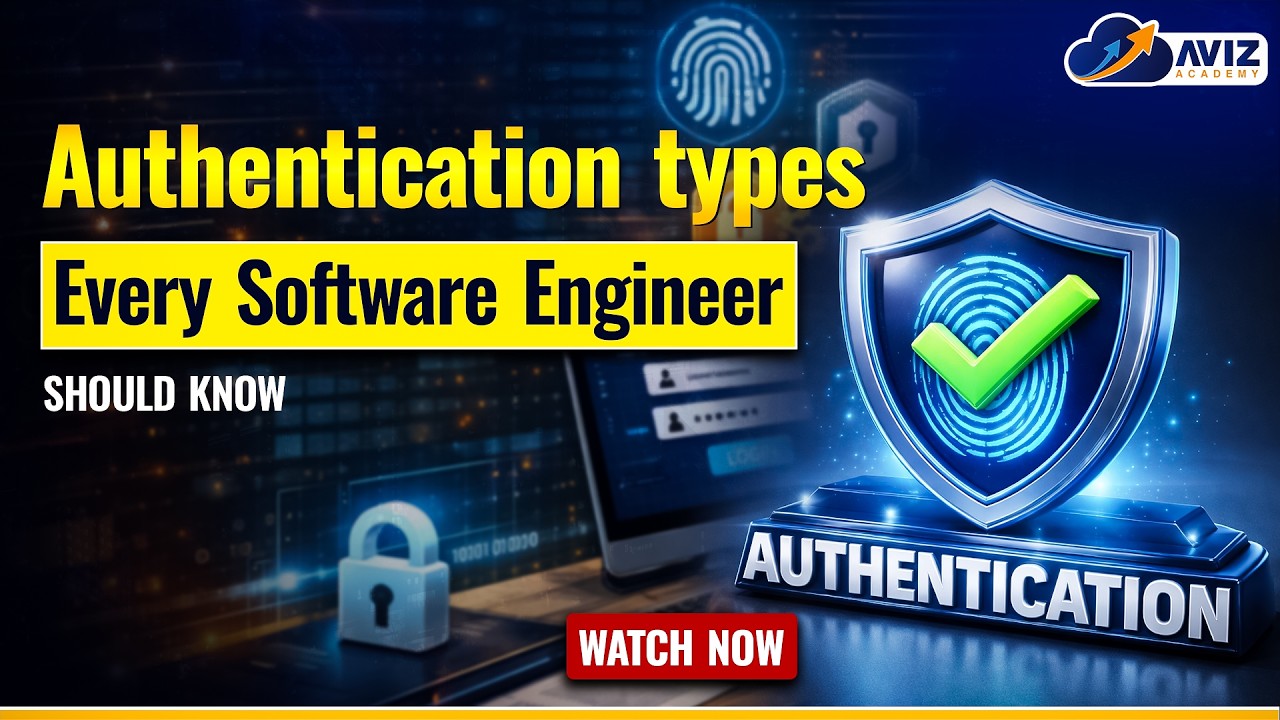 Authentication Types Every Software Engineer should Know | Aviz Academy | AWS with Avinash Reddy