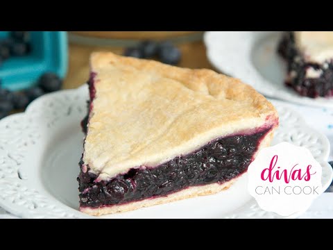 Homemade Blueberry Pie~ Made With Fresh Blueberries