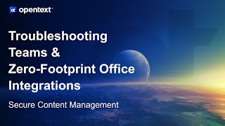 Troubleshooting Content Manager MS Teams Integration