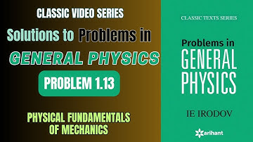 I E Irodov Problem 1.13 | Problems in General Physics | #kinematics #ieirodovsolutions