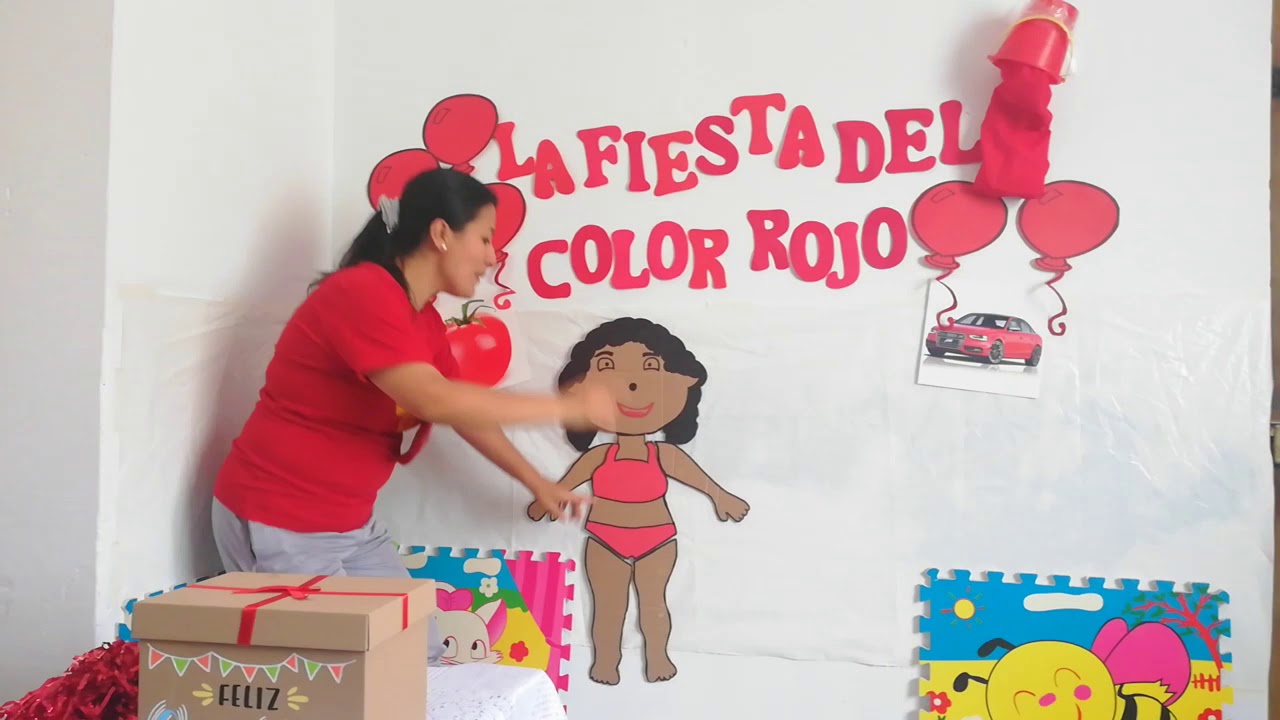FIESTA DEL COLOR ROJO - YouTube