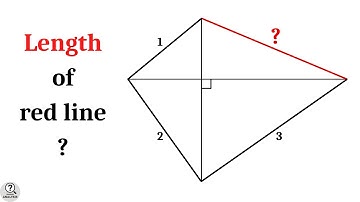 Side Length | Quadrilateral with Perpendicular Diagonals | Advanced math problems | Mathematics