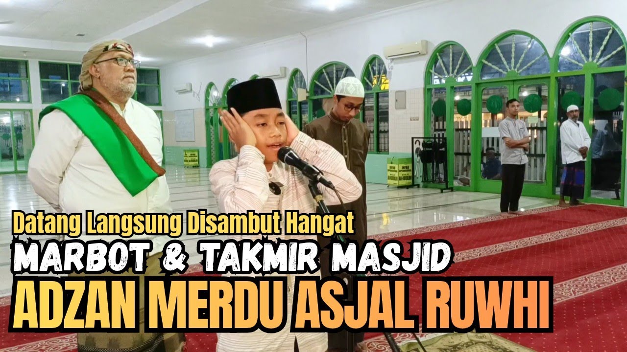 Terbaru! Datang Langsung Disambut Hangat Marbot dan Takmir Masjid Saat Hendak Adzan Merdu