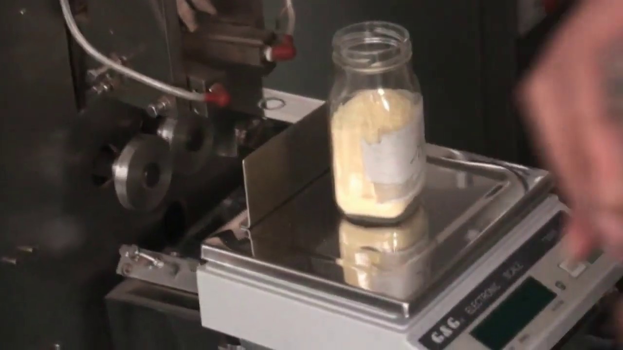 semi-automatic small bottle powder filling and packing machine ...