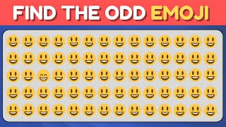 Find The Odd One Out | Emoji Edition | (32 Emoji Puzzels)