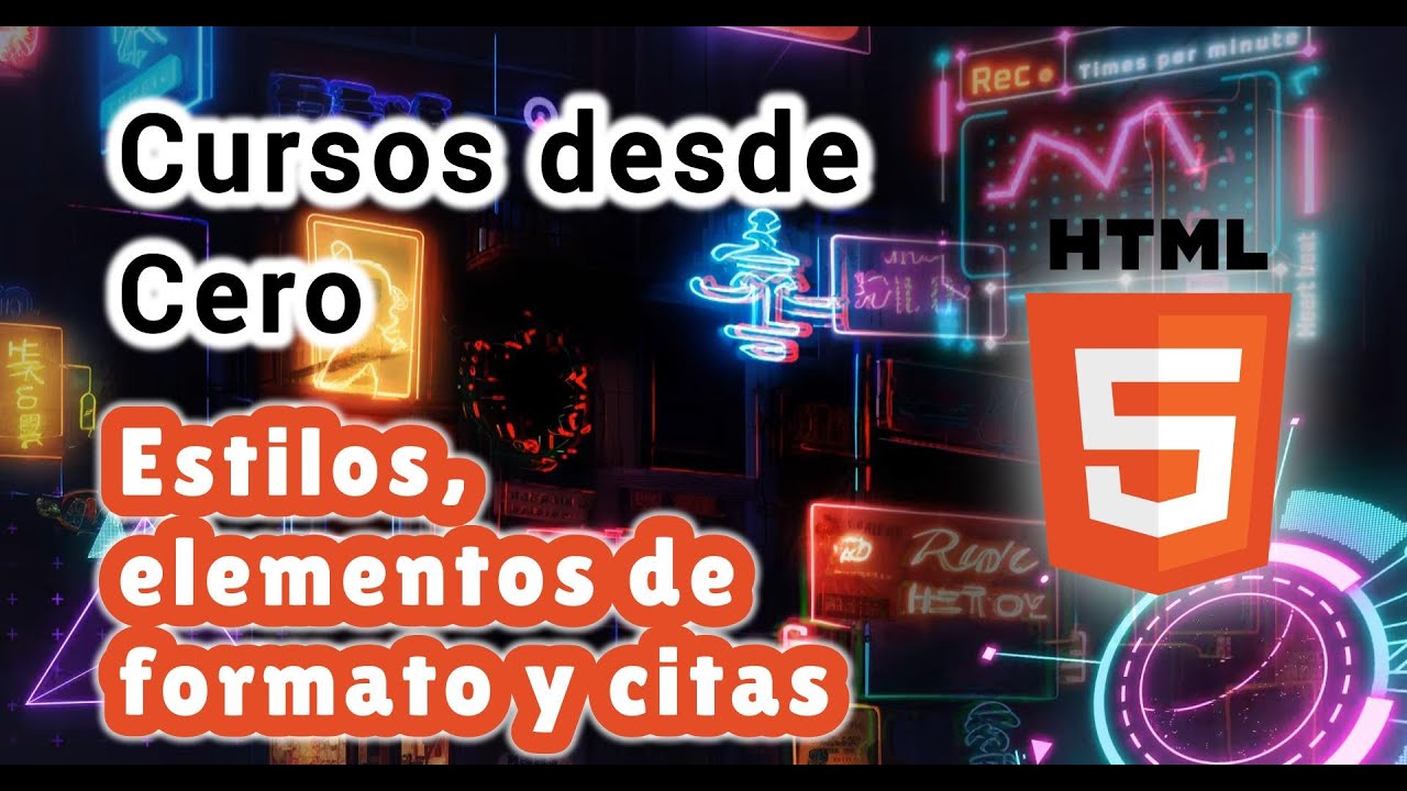 Curso de HTML desde cero #3 Estilos, elementos de formato de texto y de ...