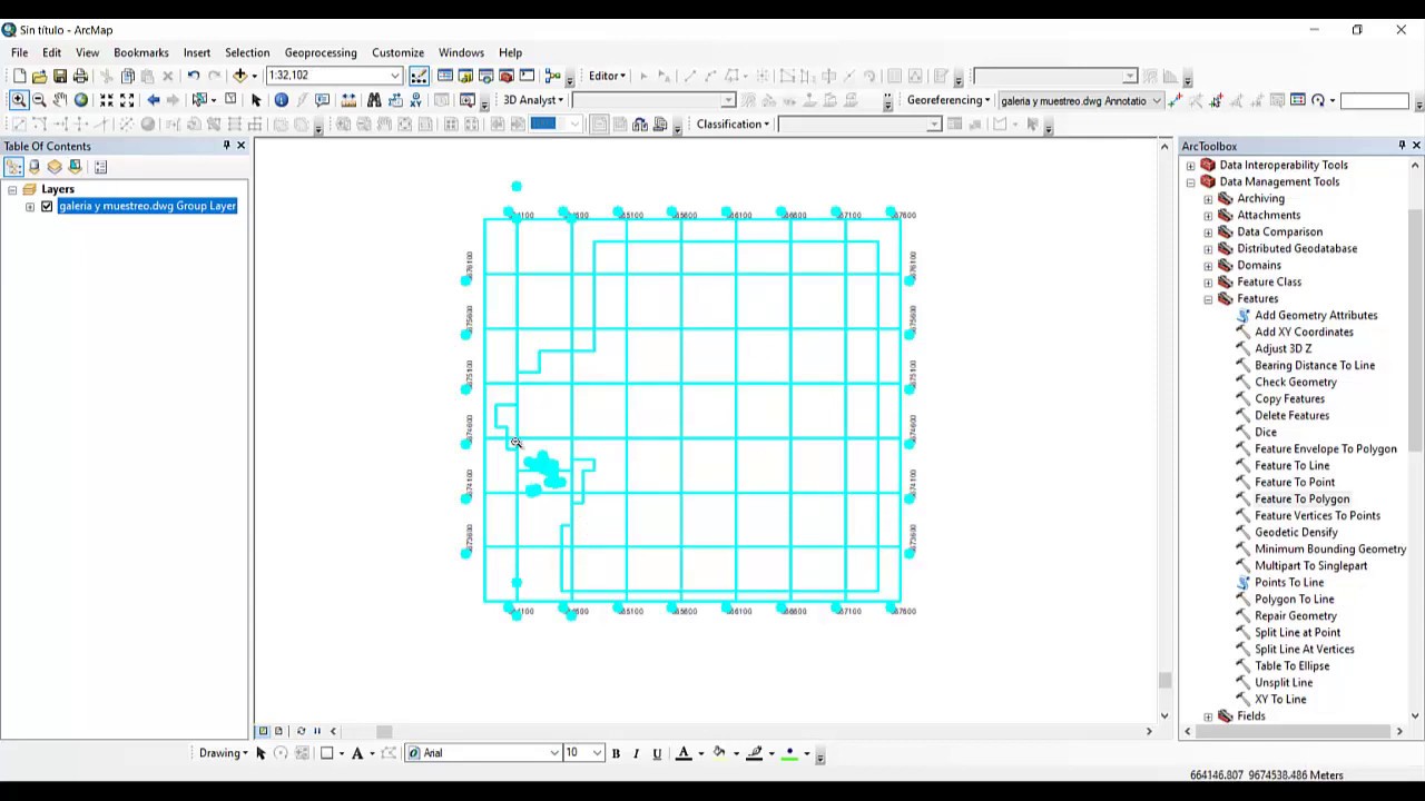 Como convertir archivos de Autocad DWG a SHP en ArcGIS - YouTube