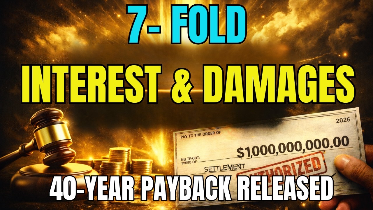 God Says: I Am Adding INTEREST & DAMAGES To Your 40-Year Settlement! I Sevenfold Restitution Decreed