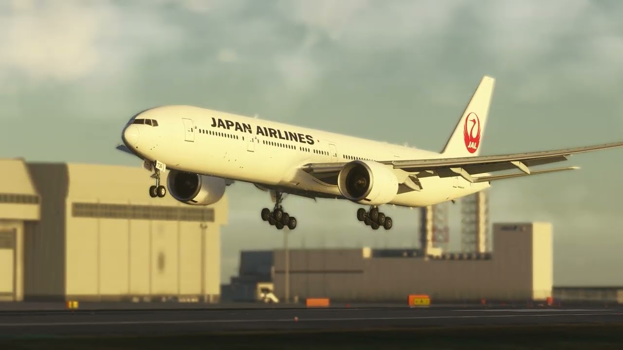 MSFS 2024 | PMDG 777-300ER | Flight JL52 Tokyo (Haneda) International Airport ILS X RWY34L Landing