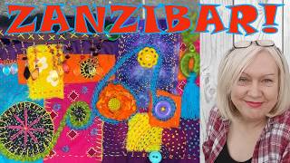 How to add embellishments using embroidery &amp; slow stitching Fun! Easy tutorial Beginner friendly