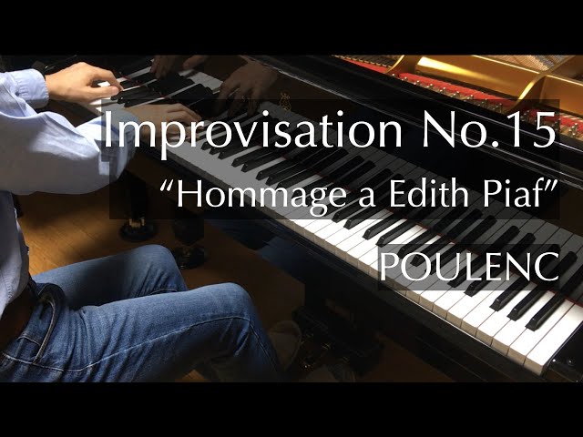 Poulenc - Improvisation No.15 