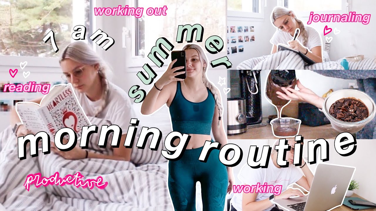7 AM Summer Morning Routine 2021 (productive & aesthetic morning routine to motivate you)
