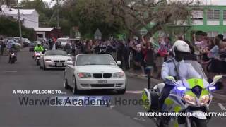 WARWICK ACADEMY WELCOMES HEROES