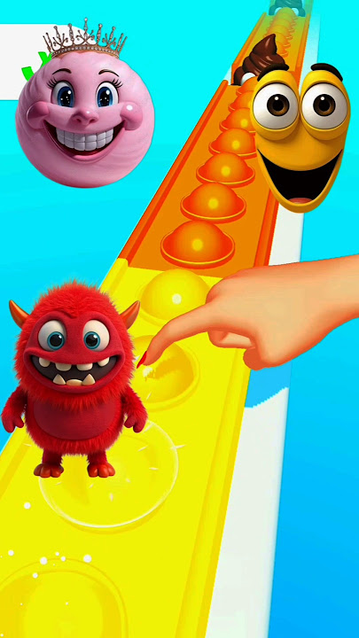 POOP vs EGG is SUPER Fun in POP Runner 3D? 💩🥚 #gaming #shorts