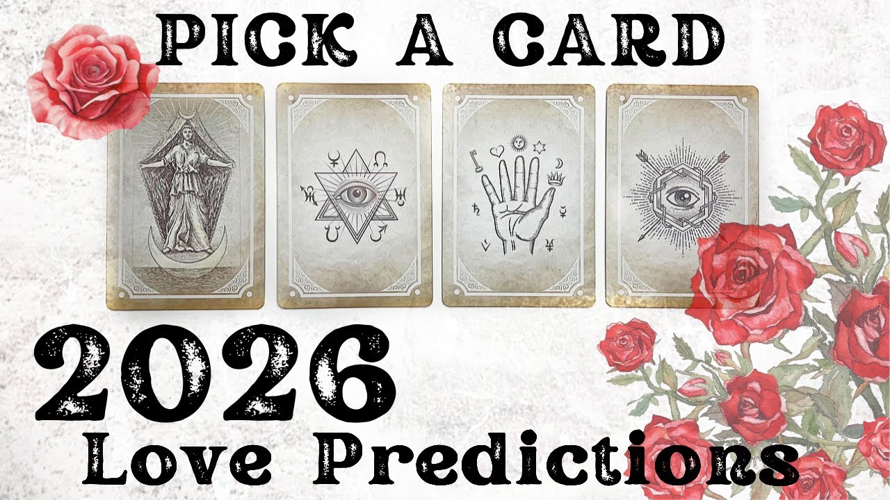 PICK A CARD 🔮 2026 LOVE PREDICTIONS 🎆 What’s Coming In Love, In The New Year? ♥️