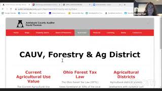 Ashtabula County Auditor David Thomas CAUV Renewal Education Session