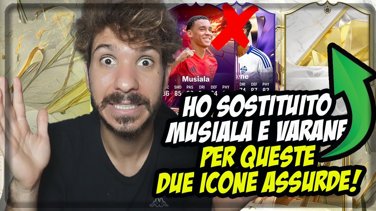 HO SOSTITUITO MUSIALA E VARANE per QUESTE DUE ICON SUCCESSIONI CLAMOROSE!