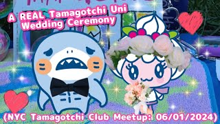 I went to a #TamagotchiUni Wedding today 💕🎉 #tamagotchi