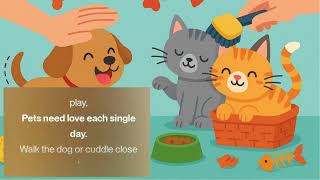 Pet Care Song 🐾 | Educational Songs for Toddlers | Love & Responsibility Rhyme
