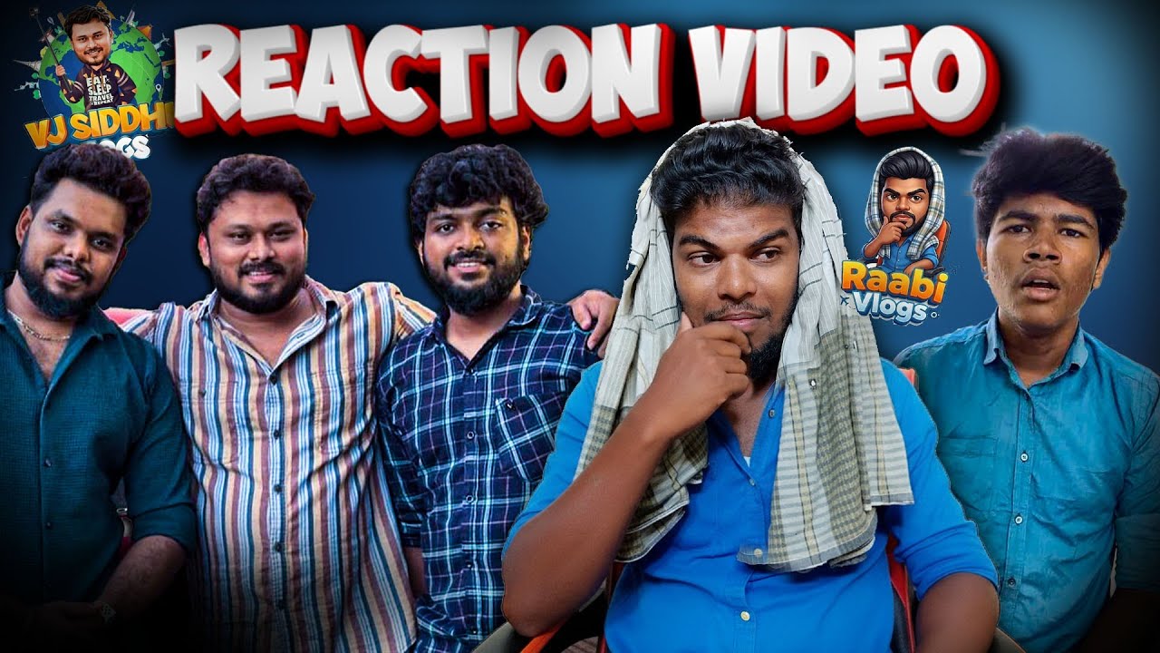 Vj Sidhu & Actor Niranjan Reaction Video 😂😂😂 | Raabi | #raabi 