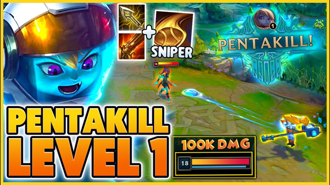 ACROSS THE LANE ONE SHOTS INSANE LVL 1 PENTAKILL   BunnyFuFuu  League Of Legends