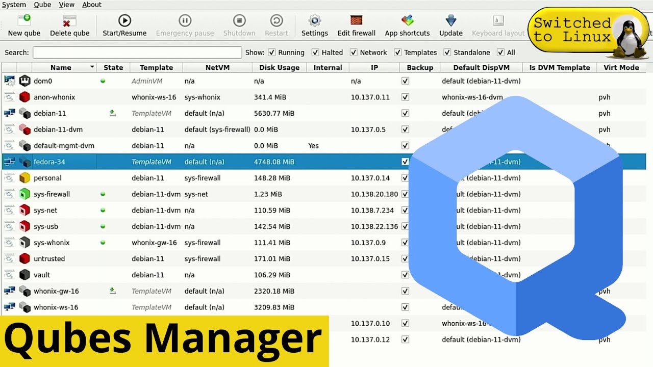 Qubes Tutorials The Qube Manager YouTube
