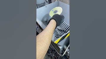 Shredding CDs With Crazy Shredder Machine | CDs VS  Crazy Shredder | ASMR Video