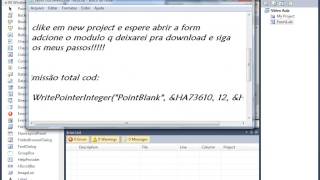 Como Criar Trainer de missão hack pelo VB
