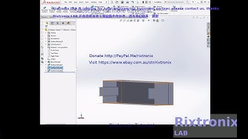 Tutorial solidworks aa battery holder part 2