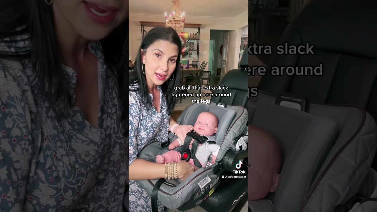 How To Buckle In Newborn Baby Carseat Carseatsafety Parenting