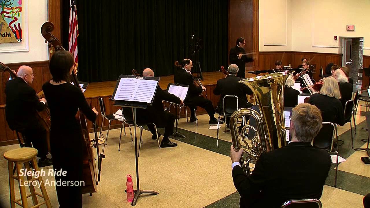 Leroy Anderson, Sleigh Ride, Chappaqua Orchestra & NewWSO, Benjamin Niemczyk