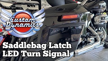 SADDLEBAG LATCH LED REFLECTOR / Custom Dynamics