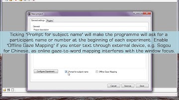 Translog II Tutorial: Creating a new project