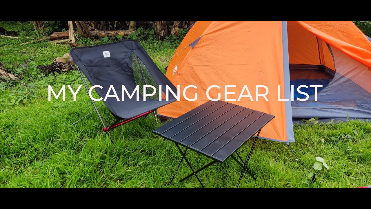 My CAMPING gears and equipment as a NEWBIE BACKPACKER