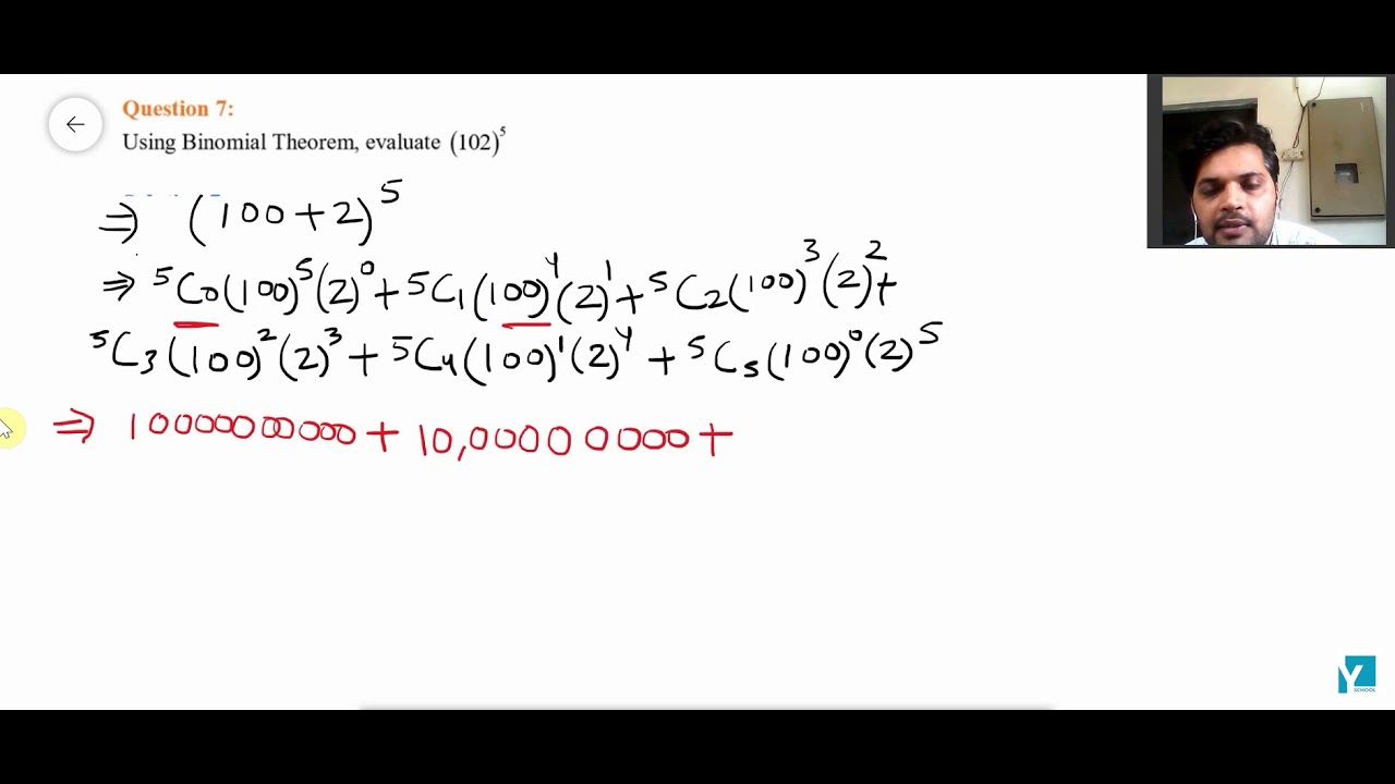NCERT Class 11 Math Chapter 8 Binomial Theorem Exercise 8.1 Question 7 ...