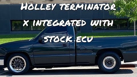 Holley terminator X integrated with stock ECU on Silverado 03-07