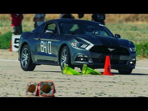 PITL 2020 Event #2 - Ford Mustang Autocross Racing Action - YouTube
