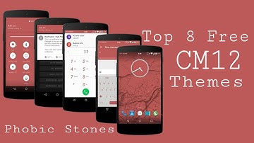 Top 8 Free CM12 Themes For Android L - Cyanogenmod (2015)
