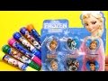 FROZEN Anna Elsa Olaf Pens with Stamps & FROZEN Stamps for School