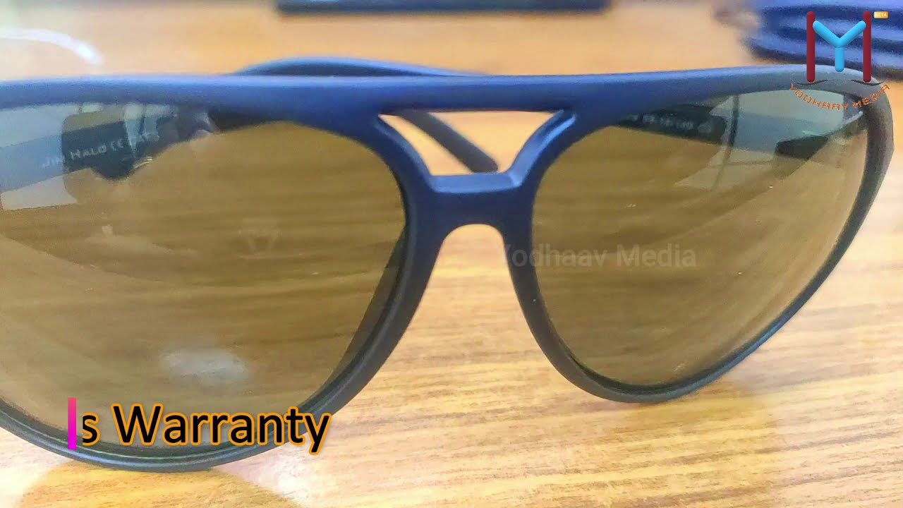 UNBOXING JIM HALO POLARIZED Green Lens UV Protected SUNGLASS | Matte Black Frame  ||